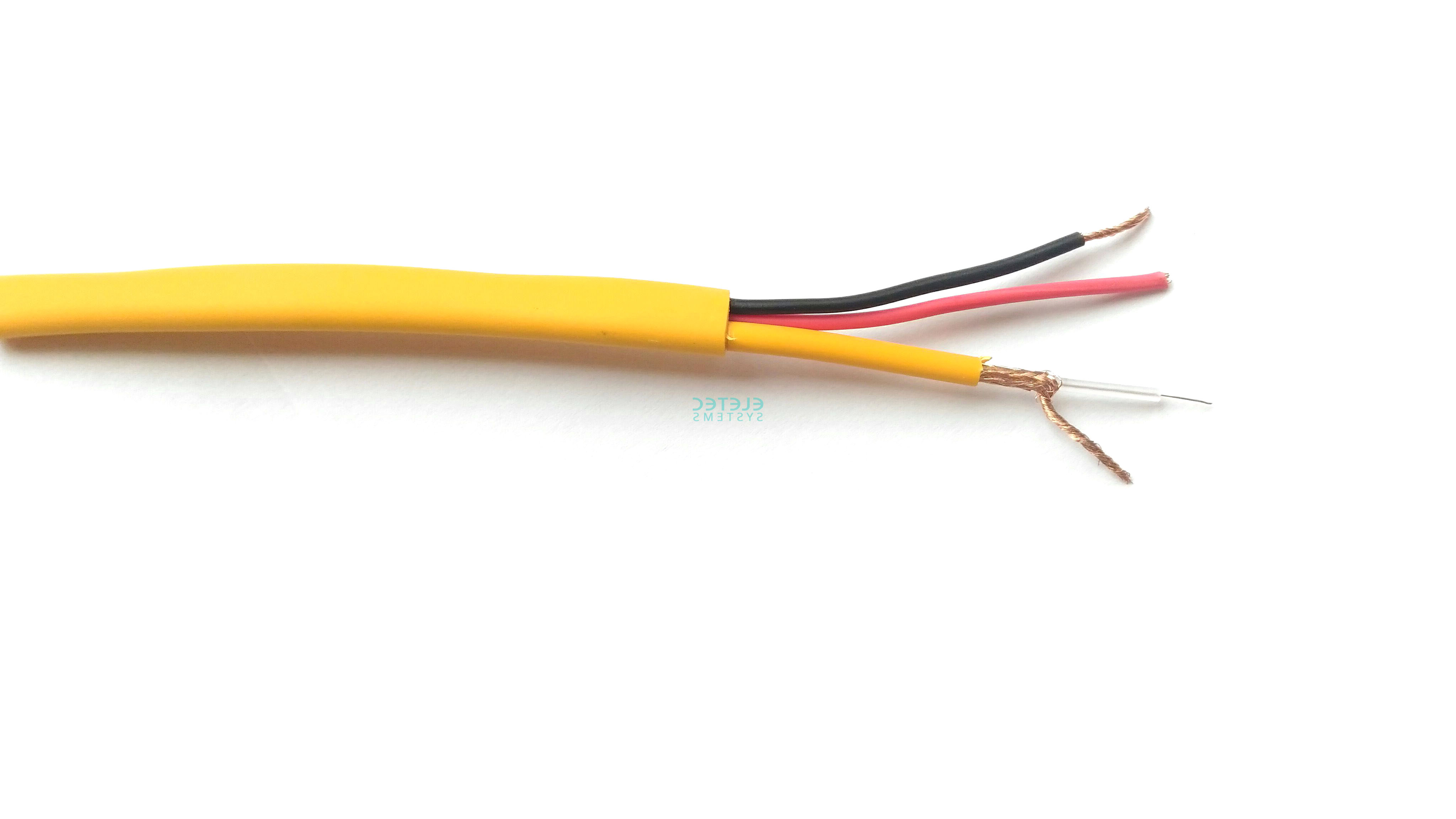 Кабель комбинированный ЭЛЕТЕК КВК-В-1,5 2x0.75 мм2 75 Ом, LSZH, 200 м