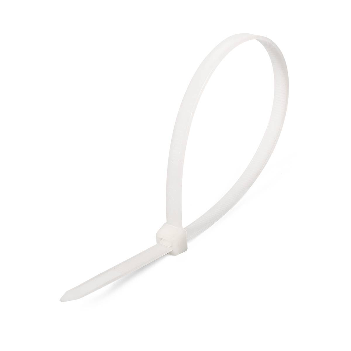 Стяжка нейлоновая Fortisflex КСС «NORD» 3х100 (бел) (100шт)