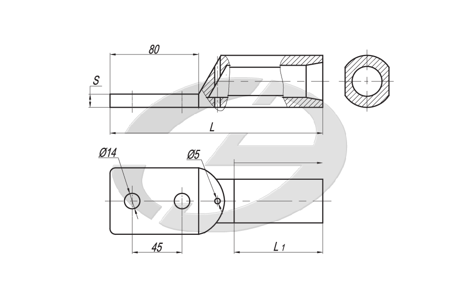 Аппаратный зажим A2A-240-3Т (Д)