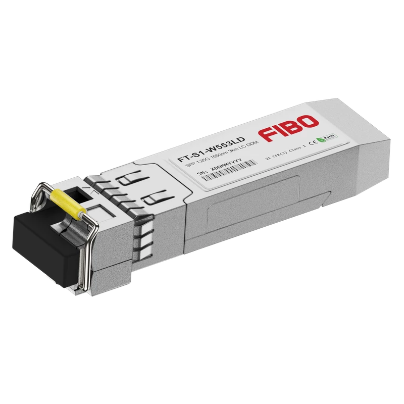 SFP Трансивер FIBO 1000BASE-BX-D SFP модуль 1550/1310нм 3км