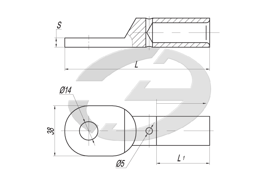 Аппаратный зажим А1А-25-3Т (Д)